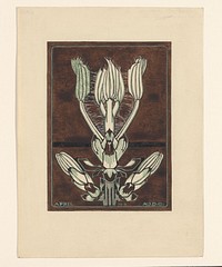 Knoppen van een paardenkastanje (1918) by Julie de Graag