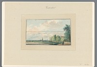 Gezicht op Franeker (1700 - 1800) by anonymous