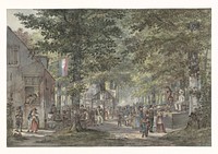 Festival in de Haarlemmer hout (1832) by Hendrik Gerrit ten Cate