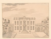 Gezicht op huis Rosenburg (1725 - 1825) by anonymous