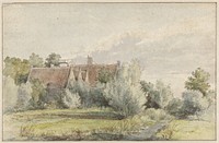 Huis tussen bomen (1813 - 1863) by Arnoldus Johannes Eymer