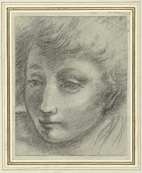 Hoofd van jongen (1540 - 1612) by Federico Barocci