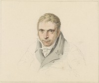 Portret van Johannes Breckenheimer (1783 - 1900) by Louis Moritz and anonymous