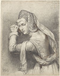 Wenende Maria Magdalena (1795 - 1857) by Woutherus Mol