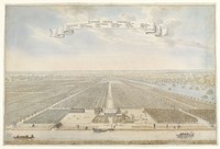 Gezicht op de plantage Cornelis Vriendschap in Suriname (1700 - 1800) by anonymous