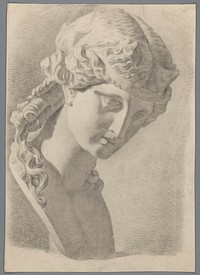 Studie naar een klassieke kop (1826) by Gerard Allebé