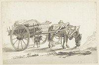 Paard en wagen (1782 - 1837) by Pieter Bartholomeusz Barbiers