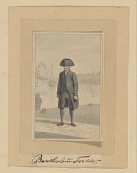 Bartholomeus Fersier, wandelend (1795 - 1813) by Joannes Pieter Visser Bender