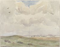 Duinlandschap met kudde (1872 - 1944) by Frans Smissaert