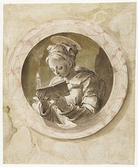 Maria Magdalena of de heilige Agatha (1587 - 1603) by Joos van Winghe