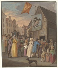 De geplukte Arend in een spel verthoond (1813) by anonymous and Reinier Vinkeles I