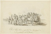 Huwelijkswens van Domenico Artaria en zijn familie (1785 - 1842) by Domenico Artaria