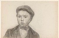 Jongensportret (1856 - 1899) by Dirk Arnoldus Tavenraat and Arnoldus Dirk Felix Tavenraat