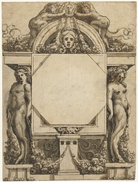 Ontwerp voor een wanddecoratie (c. 1569 - c. 1610) by Cigoli