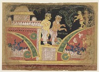 Krishna Overturning the Cart (c. 1520 - c. 1530) by anonymous