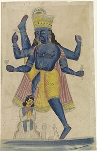 Vamana (Trivikrama) avatar (c. 1800 - c. 1900) by anonymous