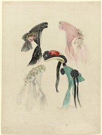 Le Journal des Dames et des Demoiselles, 1865, No. 760, Pl. 15 (1865) by Héloïse Leloir Colin