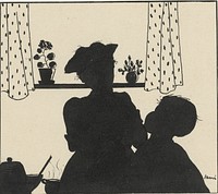 Hollebolle Gijs aan tafel (c. 1880 - c. 1930)