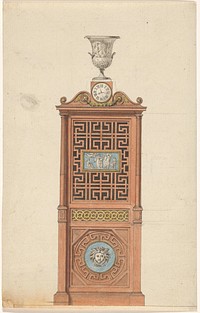 Ontwerp voor een orgelpendule (c. 1785 - c. 1790) by anonymous