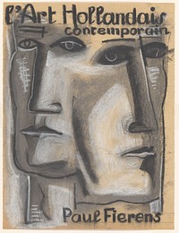 Twee gezichten (1933) by Leo Gestel