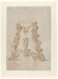 Ontwerp voor een zoutvat (c. 1560 - 1580) by Marco Marchetti