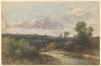 Landschap bij Dongen (1854) by Johannes Gijsbert Vogel