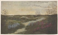 Landschap (c. 1800 - c. 1899) by anonymous