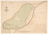 Kaart van het eiland Urk (1720) by Maurits Walraven