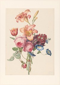 A Bouquet (c. 1820) by Henriëtte Geertruida Knip