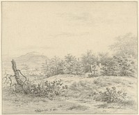 Duinlandschap bij Bloemendaal (1788 - 1849) by Johan Christiaan Willem Safft