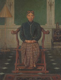 Portret van Pangeran Ario Soejono, minister zonder portefeuille in oorlogskabinet te Londen (1880 - 1949) by Anton Abraham van Anrooy