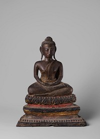 Seated Buddha in meditation (c. 1700 - c. 1800) by anonymous