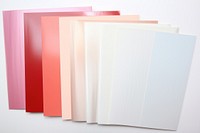 A4 Colored Paper set paper white background letterbox.