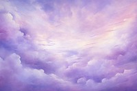 Purple clouds in a sky backgrounds outdoors nature.