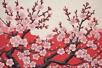 Sakura blossom flower nature. AI generated Image by rawpixel.