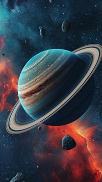  Space astronomy universe planet. AI generated Image by rawpixel.