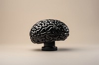 Black plastic brain accessories porcelain accessory.
