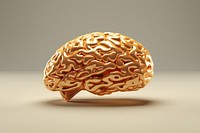 Golden plastic brain accessories accessory outdoors.