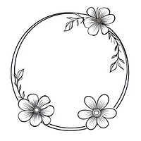 Pattern circle flower shape.