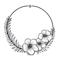 Necklace pattern drawing circle.