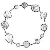 Necklace jewelry circle shape.