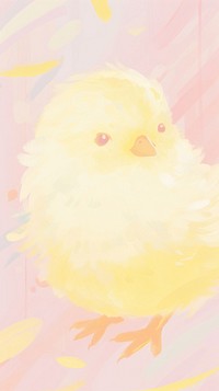  Yellow baby chick drawing animal sketch. AI generated Image by rawpixel.