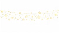 Cute stars withlines divider watercolour illustration pattern white background illuminated.