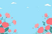  Red roses garden backgrounds flower plant. AI generated Image by rawpixel.