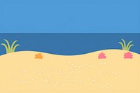  Summer beach outdoors nature ocean. AI generated Image by rawpixel.