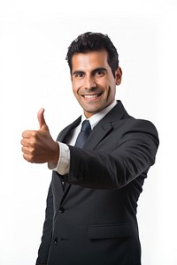 Mexican business man portrait showing finger. AI generated Image by rawpixel.