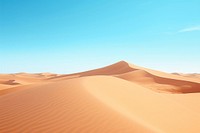 Sand dunes sky landscape outdoors. AI generated Image by rawpixel.