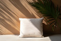 Plain pillow cushion plant wall.