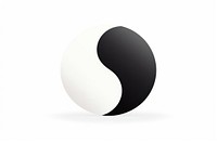 Yin yang symbol white background astronomy outdoors. AI generated Image by rawpixel.