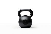 Kettlebell sports gym white background. 